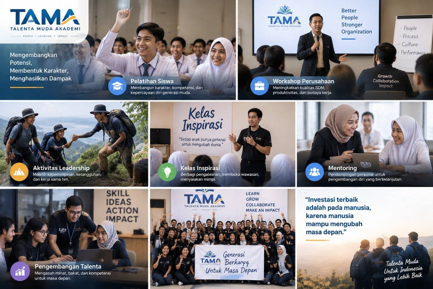 Momen TAMA — Mengembangkan Potensi, Membentuk Karakter, Menghasilkan Dampak
